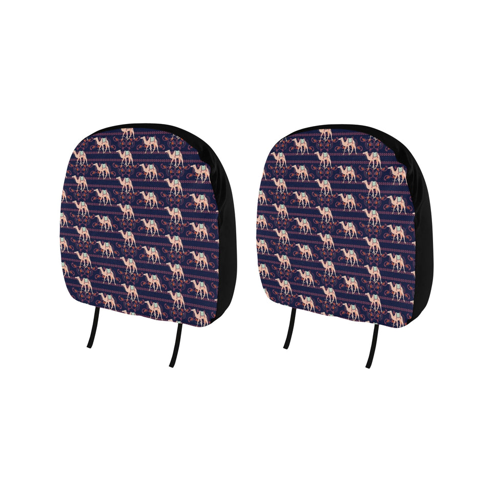 Camel Pattern Car Headrest Cover