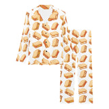 Sandwich Pattern Print Design 01 Women's Long Pajama Set