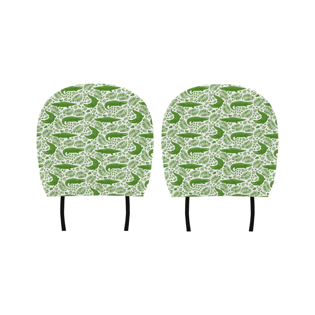 Crocodile Pattern Car Headrest Cover