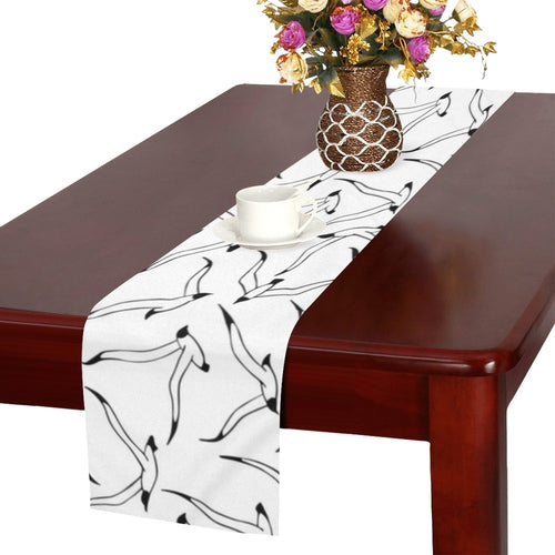 Seagull Pattern Print Design 04 Table Runner