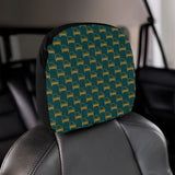 Piano Pattern Print Design 03 Car Headrest Cover