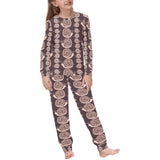 Snail Pattern Print Design 03 Kids' Boys' Girls' All Over Print Pajama Set