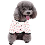 Skate Board Pattern Print Design 05 All Over Print Pet Dog Round Neck Fuzzy Shirt