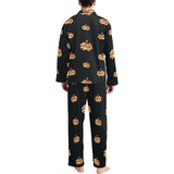 Sandwich Pattern Print Design 03 Men's Long Pajama Set