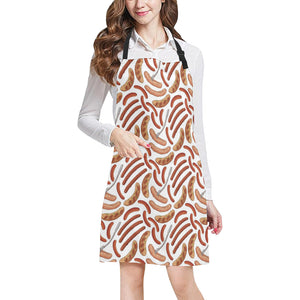 Sausage Pattern Print Design 05 Adjustable Apron