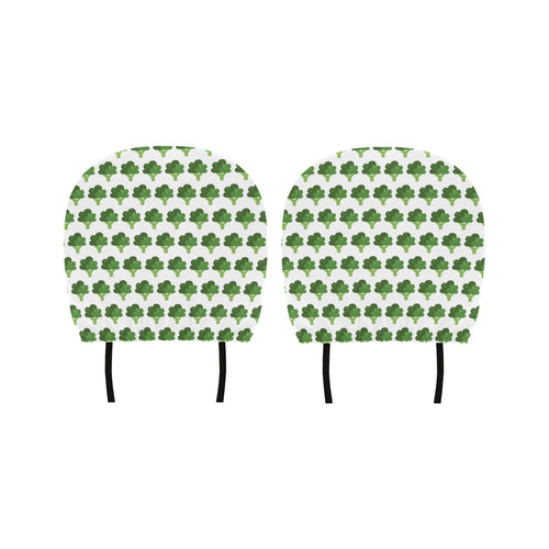 Broccoli Pattern Car Headrest Cover