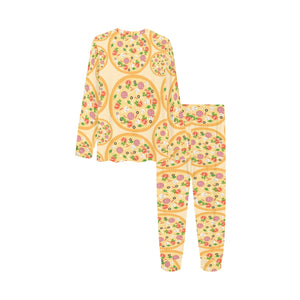 Pizza Theme Pattern Kids' Boys' Girls' All Over Print Pajama Set