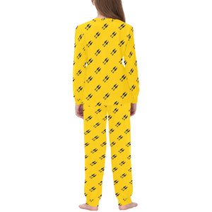 Ninja Weapon Pattern Kids' Boys' Girls' All Over Print Pajama Set