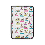 Beagle Yoga Pattern Car Seat Belt Cover