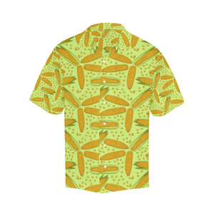 Corn Pattern Print Design 03 Men's All Over Print Hawaiian Shirt (Model T58)