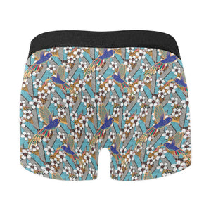 Hummingbird Pattern Print Design 02 Men's All Over Print Boxer Briefs Men's Underwear