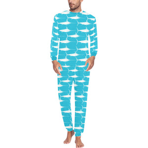 Swordfish Pattern Print Design 02 Men's All Over Print Pajama