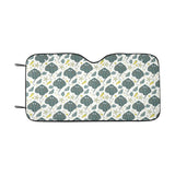 Stingray Pattern Print Design 03 Car Sun Shade