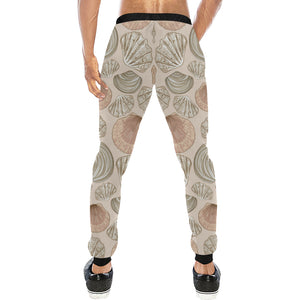 Shell Pattern Background Unisex Casual Sweatpants