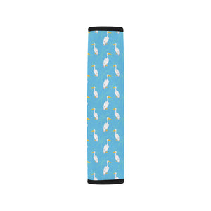 Pelican Pattern Print Design 02 Car Seat Belt Cover