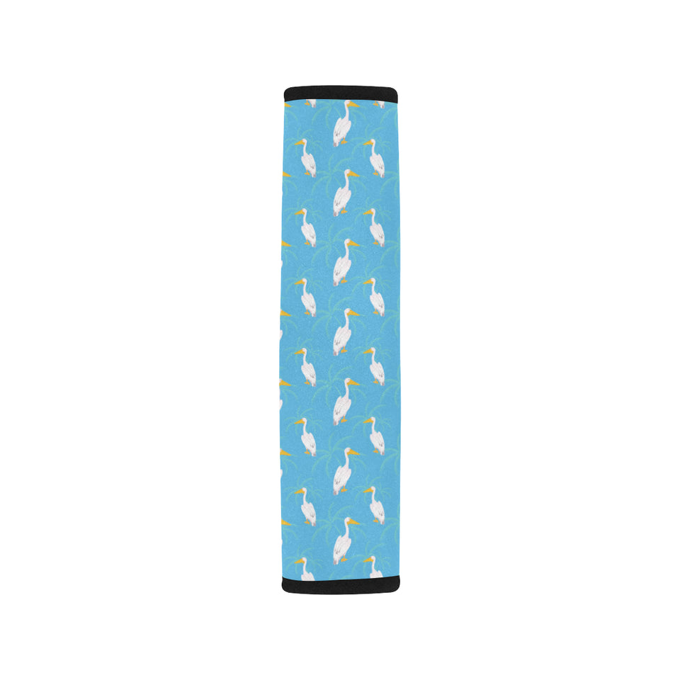 Pelican Pattern Print Design 02 Car Seat Belt Cover