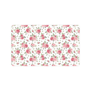 Rose Pattern Print Design 02 Doormat