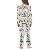 Skate Board Pattern Print Design 01 Kids' Boys' Girls' All Over Print Pajama Set