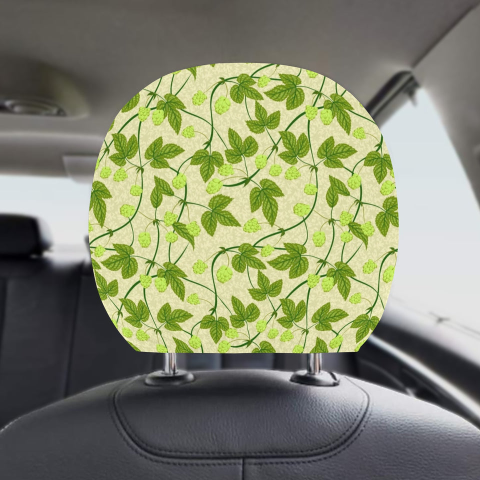 Hop Theme Pattern Car Headrest Cover