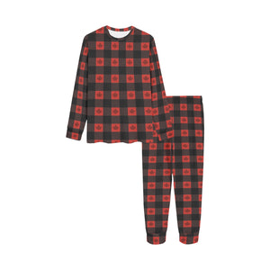 Canada Pattern Print Design 01 Kids' Boys' Girls' All Over Print Pajama Set