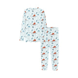 Swordfish Pattern Print Design 03 Kids' Boys' Girls' All Over Print Pajama Set