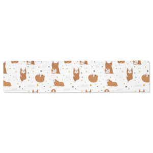 Guinea Pig Pattern Print Design 01 Table Runner