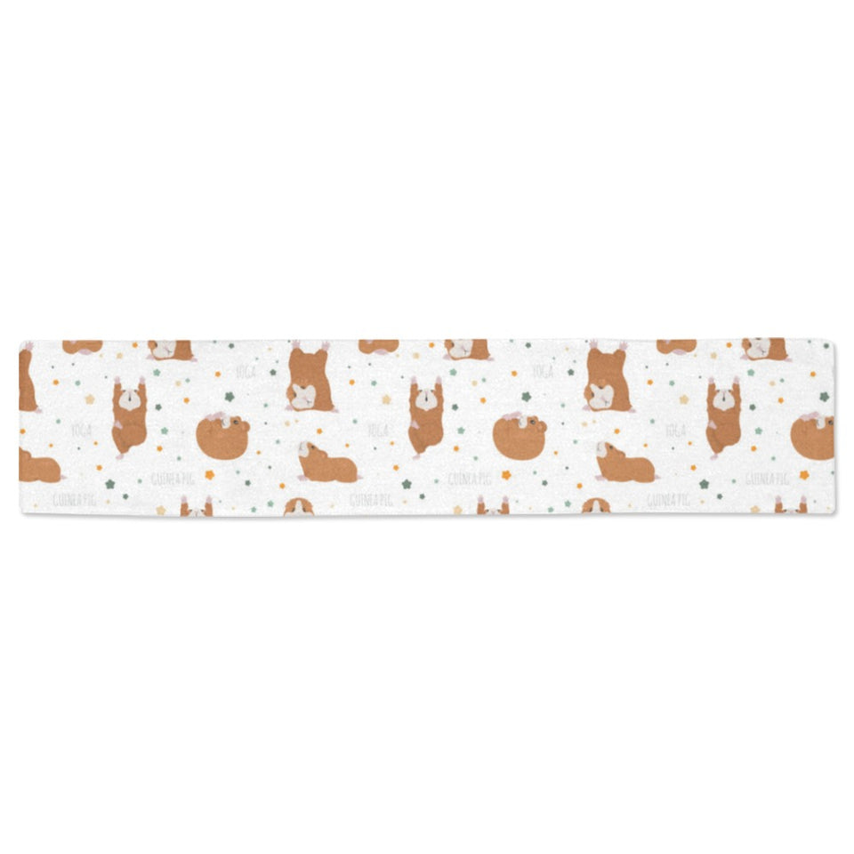 Guinea Pig Pattern Print Design 01 Table Runner