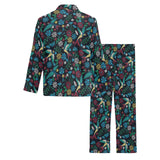 Swallow Pattern Print Design 04 Men's Long Pajama Set