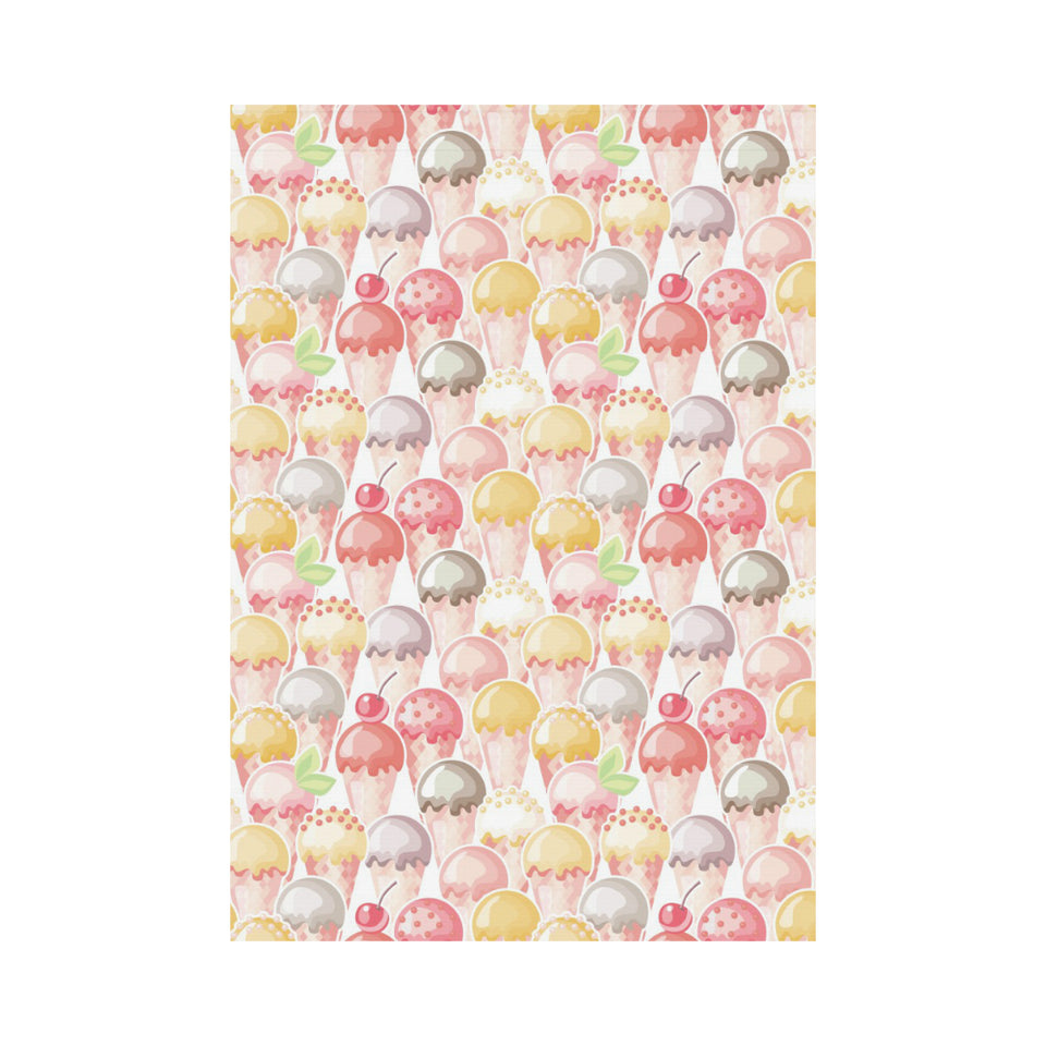 Ice Cream Cone Pattern House Flag Garden Flag