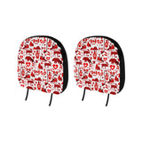 Canada Pattern Print Design 04 Car Headrest Cover