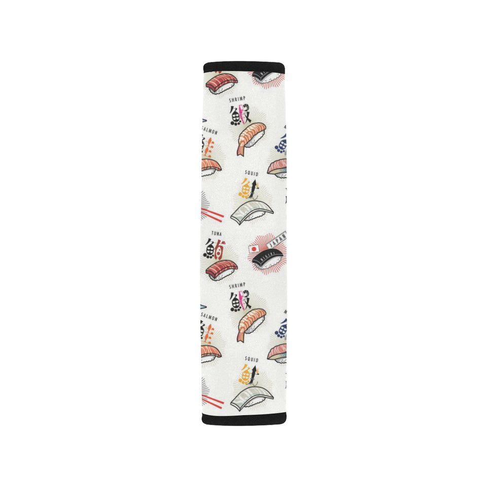 Sushi Japanese Pattern Car Seat Belt Cover