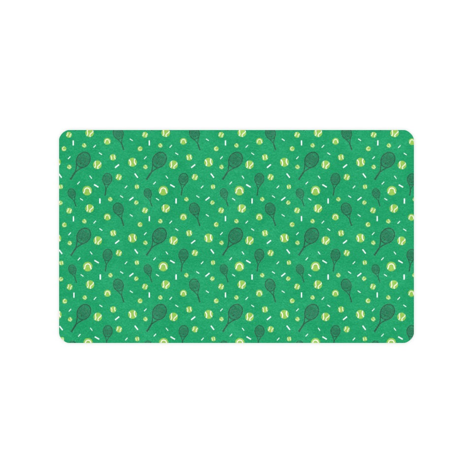 Tennis Pattern Print Design 03 Doormat