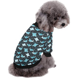 Stingray Pattern Print Design 04 All Over Print Pet Dog Round Neck Fuzzy Shirt