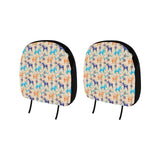 Cute Horse Pattern Car Headrest Cover