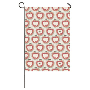 Red Apple Pattern House Flag Garden Flag