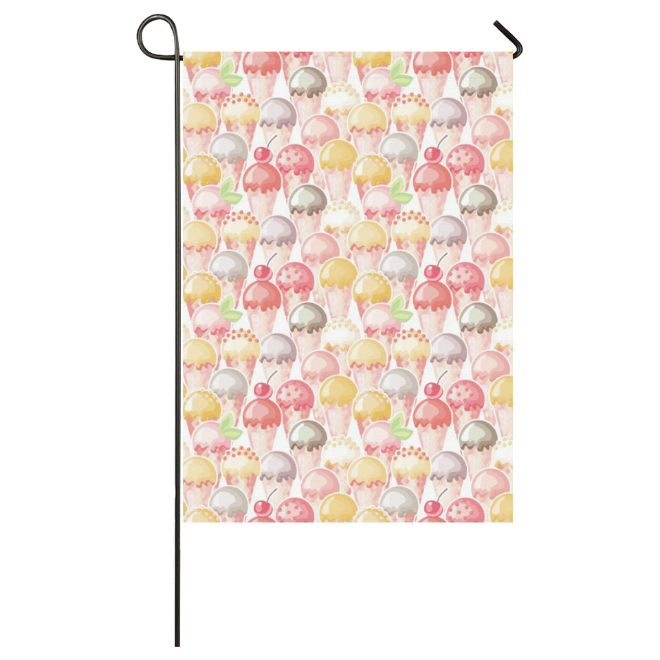 Ice Cream Cone Pattern House Flag Garden Flag