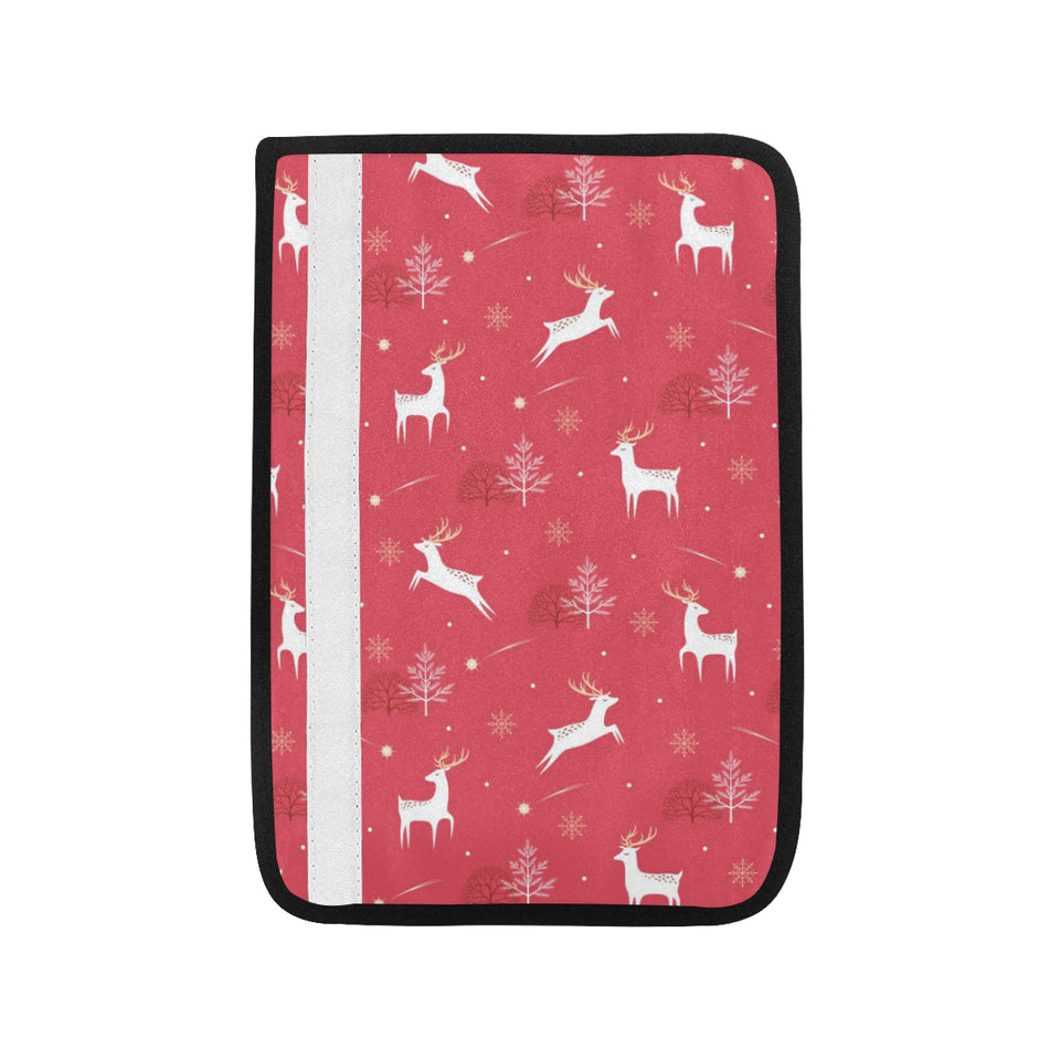 Deer Pattern Background Car Seat Belt Cover