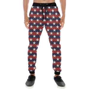 USA Star Pattern Background Unisex Casual Sweatpants