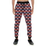 USA Star Pattern Background Unisex Casual Sweatpants