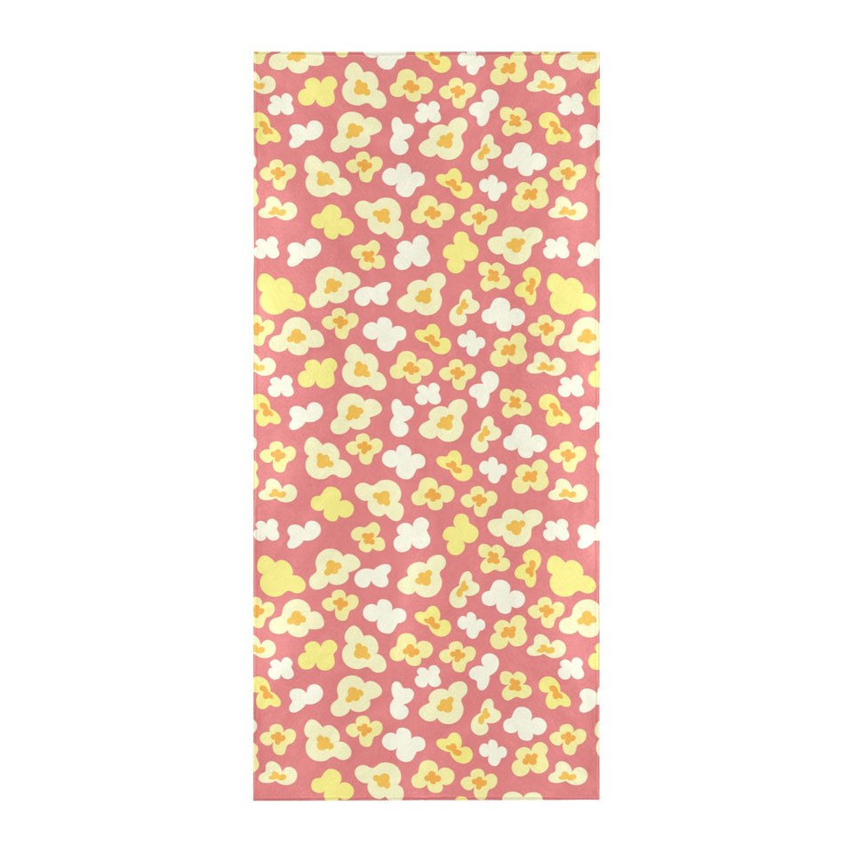 Popcorn Pattern Print Design 01 Beach Towel