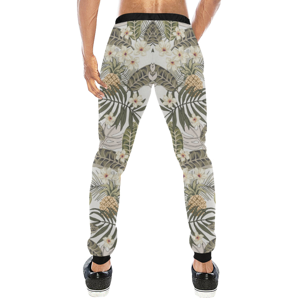 Pineapple Leave flower Pattern Unisex Casual Sweatpants