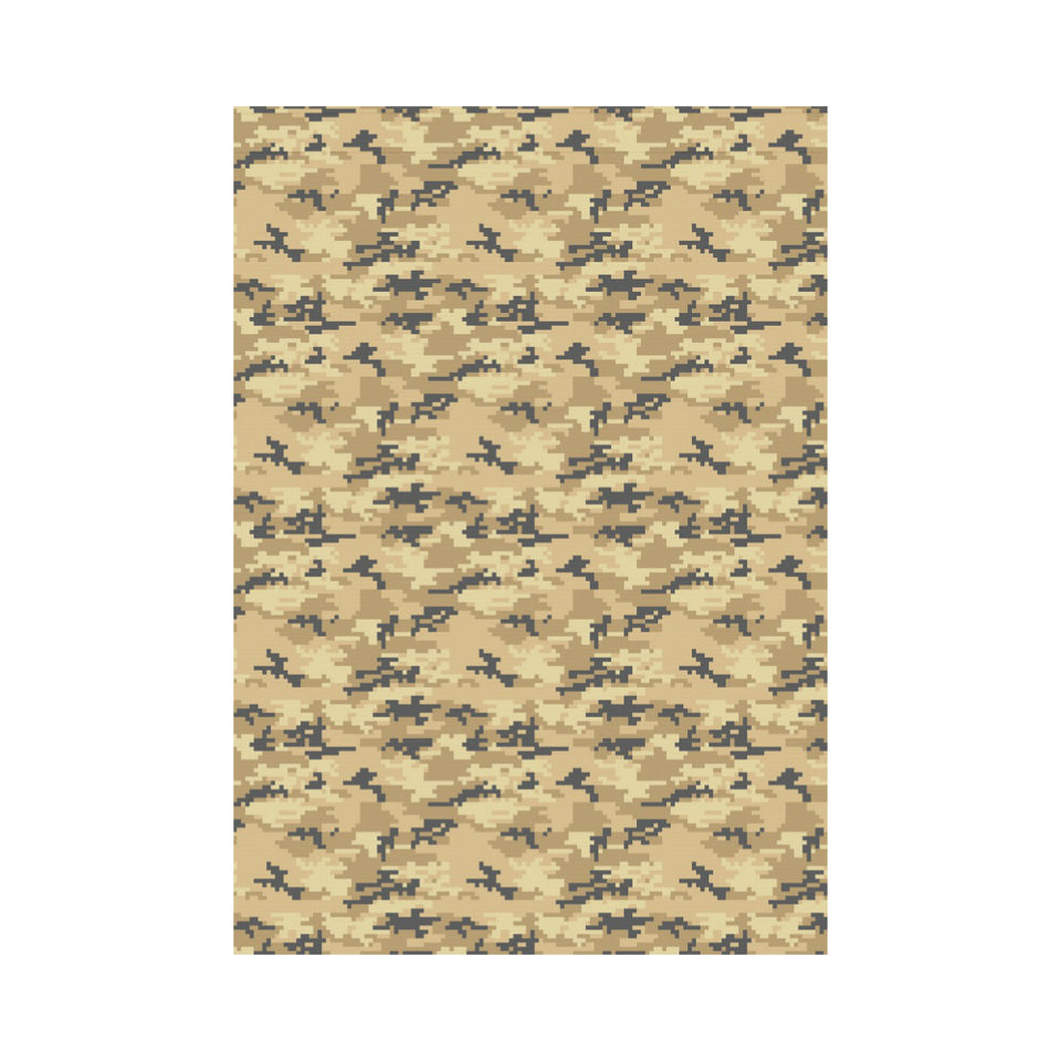 Sand Camo Camouflage Pattern House Flag Garden Flag