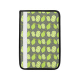 Lime Pattern Theme Car Seat Belt Cover