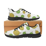 Durian Background Pattern Men's Sneakers Black