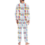 Surfboard Pattern Print Design 02 Men's All Over Print Pajama