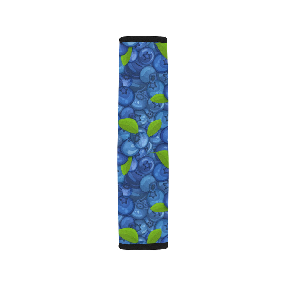 Blueberry Pattern Background Car Seat Belt Cover