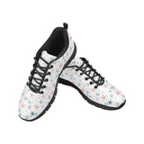 Starfish Pattern Background Men's Sneakers Black