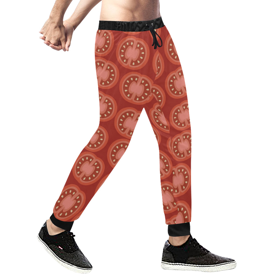 Sliced Tomato Pattern Unisex Casual Sweatpants