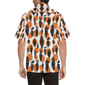 Carrot Pattern Print Design 02 Men's All Over Print Hawaiian Shirt (Model T58)
