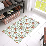 Squirrel Pattern Print Design 02 Doormat